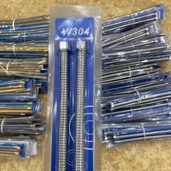 Dây Cấp Bình Nóng Lạnh 40p INox 304, Dây Loxo To, Ốc Inox 304, Dày