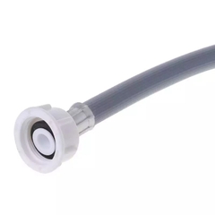 Dây Cấp Nước Máy Giặt Ghi, Dài Đủ 1.5m Nhựa PVC, Màu Ghi, Dây Nhựa Mềm, Chịu Áp Lực Nước, Không Bị Phình, Hai Đầu Ren 27 (3/4), Ren Vừa Tất Cả Hãng Máy Giặt, Chuyên Lắp Máy Giặt Lồng Ngang