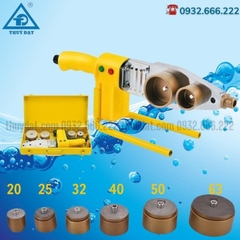 Máy Hàn Nhiệt PPR 20-63, Đầu Hàn Xuyên Tường, Điều Chỉnh Tự Động, Tấm Gia Nhiệt Chống Dính, BH 12 Tháng