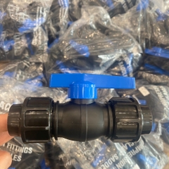 Van 20 HDPE Hathaco, Van Tay Xanh Vặn Ren