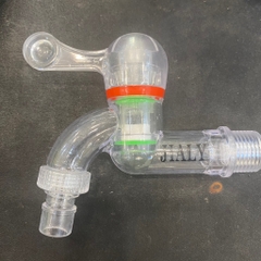 Vòi Nhựa Elite PC, Vòi Trong Suốt, Vòi Mở Nhanh, Đầu Vòi Lắp Dây Máy Giặt, Size 21 (1/2)