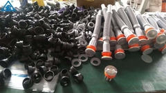 Xi Phông Rửa Mặt Lật Ghi, 1 Cửa Thoát, Đầu Lật Inox 304%, Đuôi Chun Nhựa PVC, Thoát Nước Chậu Rửa Mặt, Lavabo LINDA