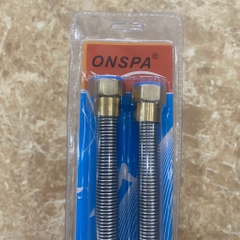 Dây Cấp Bình Nóng Lạnh Onspa 40p, Ốc Đồng Vàng, Dây Loxo Nhỏ, Đóng Vỉ