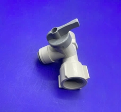 Van Lọc 6mm Nhựa Chia Nước Đầu Nguồn Cấp Nước Cho Máy Lọc Nước, RT 1/2, RN 1/2, Ống 3/8