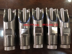 Vòi Heo Inox Size 21 Inox 201, TĐ, Thân Chất Liệu Inox 201, Nắp Vặn Inox Dày, Núm Uống Nước Tự Động Cho Heo 21, TĐ