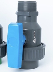 Van Nhựa PVC Rắc Co RN 49 Xả Đáy Bồn Nước, Lắp Ống PVC 49/48, Ren Ngoài 1.1/2, KODA (BH2 Năm Đổi Mới)