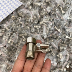 Van Lọc Liền Khoá Chia Nước Đầu Vào Cho Máy Lọc Nước, Van Liền Chữ T, Ren 21, Loại Dài