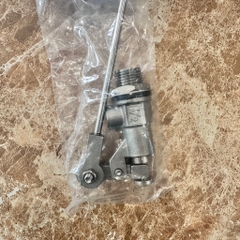 Phao Cơ 21 Inox 304, Chân Ren 21, Bóng Nhựa Xanh, Thân Ty Chất Liệu Inox Chuẩn 304