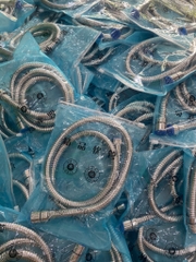 Dây Sen Inox 1.4m, Dây LoXo, Đầu Ốc Đồng Mạ Crom, Rẻ