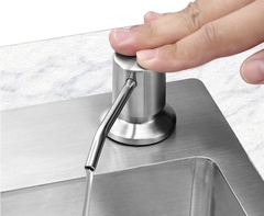 Bộ Vòi Bơm Hút Dầu Rửa Bát, Lắp Gắn Chìm Mặt Chậu Inox Rửa Bát, Tiện Lợi