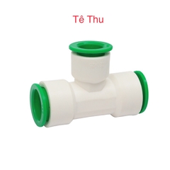 Tê Thu, Phụ Kiện Nối Nhanh Ống PPR, HDPE Trắng Xanh