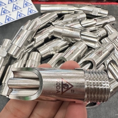 Vòi Heo Inox Dày Size 21 KODA, Vòi Lợn 21, Núm Uống Nước Cho Heo Thịt, Heo Nái,Chất Liệu Inox Loại Dày Nắp Vặn Hai Cạnh, LOGO KODA