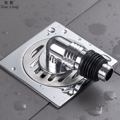 Ga 10x10, Inox 304, Lõi Đồng, Thoát Nước Máy Giặt, Chống Tràn Nước, Ngăn Mùi