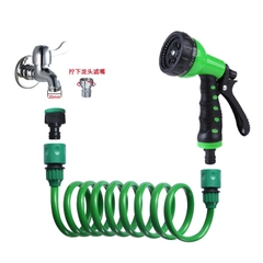 Vòi Tưới Loxo 15m, Súng Tưới, Dây Giãn 15M Lò Xo Chịu Áp, Không Rò Rỉ Nước, Nhựa Cao Cấp Độ Bền Cao, Hàng Loại 1