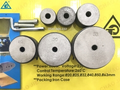 Máy Hàn Nhiệt PPR 20-63, 2 Lỗ Cắm Cối, 6 Cối, Gia Nhiệt Chuẩn, Cối Chống Dính, BH 12 Tháng