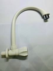 Ngổng Nhựa Cần Cứng, Cắm Tường, Nhựa ABS, Lắp Chậu Rửa Bát, Cắm Tường