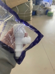 Van Cầu Chữ F, Chất Liệu Nhựa, Màu Trắng