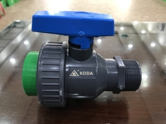 Van Nhựa PPR Rắc Co RN 49 Xả Đáy Bồn Nước, Lắp Ống Nhiệt 50 PPR, Ren Ngoài 49, KODA (BH2 Năm Đổi Mới)