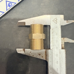 Kép Đồng Hai Đầu Ren Ngoài 21, Chất Liệu Chuẩn Đồng, Dày Đẹp Xịn Ren Chuẩn, 40g