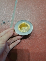 Nắp Đậy Đồng Kèm Sèng To, Lá Lật 1 Chiều, Đặt Ga Thoát Sàn, Chống Mùi Hôi, Chống Côn Trung, Lắp Vừa Lỗ Xả 34mm