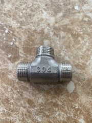 Tê Ren Ngoài 15 (21) Inox, Tê 3 Đầu Ren Ngoài Inox