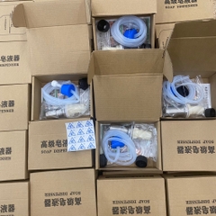 Bộ Vòi Bơm Hút, Dầu Rửa Bát, Lắp Gắn Chìm Chậu Bếp, Tiện Lợi, Đầu Vòi Inox 304, Dây Hút Nhựa Cao Cấp ABS, Nút Xanh, Loại 1