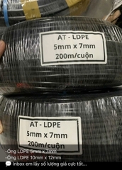 Ống LDPE 5mm / 6mm/ 7mm, Cuộn 100m ống LDPE 8mm, Ống PE 5/6/7/8mm dùng trong hệ thống tưới