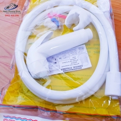 Bộ Xịt Vệ Sinh Nhựa Trắng, WATERTEC Nhập Khẩu MALAYSIA Nhựa ABS Cao Cấp, Chuẩn Xịn, BH 6 Năm