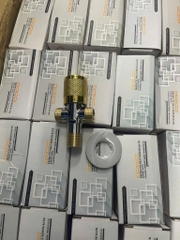 Van Cầu Chữ F, Van 2 Ngả, Chất Liệu Đồng Mạ Crom