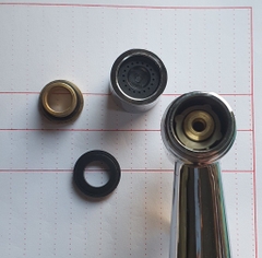 Đầu Xịt Búa Đồng Xịn, Đồng Mạ Crom, Ty Đồng, Tăng Áp, Số 15