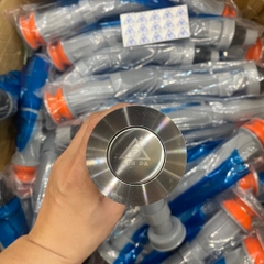 Xi Phông Rửa Mặt Lật Ghi, 1 Cửa Thoát, Đầu Lật Inox 304%, Đuôi Chun Nhựa PVC, Thoát Nước Chậu Rửa Mặt, Lavabo LINDA