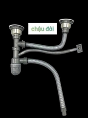 Xi Phông Rửa Bát Đôi 2 Hố Nhựa Nhỏ, Lắp Chậu Rửa Bát 2 Hố, Lắp Vừa Tất Cả Các Hãng Chậu Rửa Bát