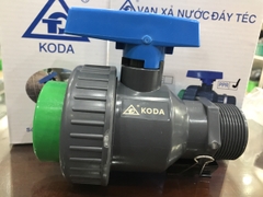Van Nhựa PPR Rắc Co RN 49 Xả Đáy Bồn Nước, Lắp Ống Nhiệt 50 PPR, Ren Ngoài 49, KODA (BH2 Năm Đổi Mới)