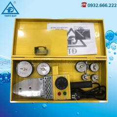 Máy Hàn Nhiệt PPR 20-63, 2 Lỗ Cắm Cối, 6 Cối, Gia Nhiệt Chuẩn, Cối Chống Dính, BH 12 Tháng