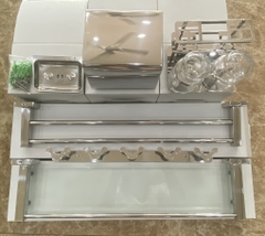 Bộ Phụ Kiện Nhà Tắm ATP, 6 Món, Inox Bóng Dày