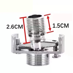 Chân Sen Điều Chỉnh Góc Lệch, Đồng Mạ Crom, Chỉnh Chân Sen Vòi Nóng Lạnh Điều Chỉnh Góc Lệch Hướng, Lệch Tâm, Thông Minh Tiện Dụng