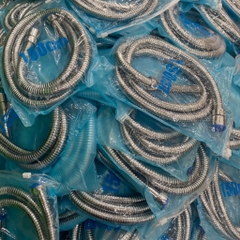 Dây Sen Inox 1.4m, Dây LoXo, Đầu Ốc Đồng Mạ Crom, Rẻ