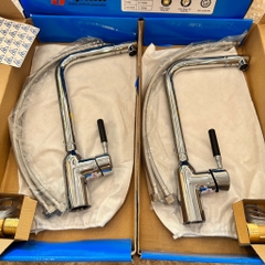 Vòi Bếp Vuông, Xoay 360 Độ, Nóng Lạnh, Japalo 1114