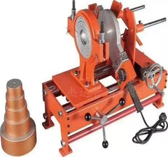 Máy Hàn Ống HDPE 160, Máy Cơ Quay Tay 4 Kìm, Hàn Từ Ống 63,75,90,110,125,140,160