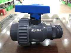 Van Nhựa PVC Rắc Co RN 49 Xả Đáy Bồn Nước, Lắp Ống PVC 49/48, Ren Ngoài 1.1/2, KODA (BH2 Năm Đổi Mới)