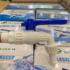 Vòi Nước Nhựa 21 Bulooch, Tay Xanh Gat 2 Chiều Thông Minh, Mõm Vòi Lắp Dây Máy Giặt  Size 21