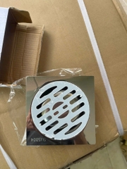 Ga Thoát Sàn Inox 15x15 Floor Drain, Lắp Ống 60-76-90, Loại Mới, Chất Liệu Inox 201