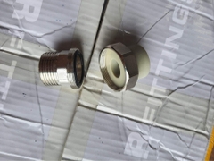 Rắc Co Ren Ngoài 34, Ống PPR 25, Màu Ghi, Chuyên Lắp Trực Tiếp Máy Bơm, Không Cần Lơ Thu 26/20