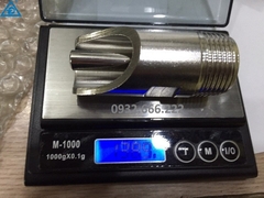 Vòi Heo Inox Dày Size 27, Vòi Lợn 27, Núm Uống Nước Cho Heo, Núm Vặn Đồng Vàng