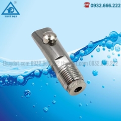 Núm Uống Tiết Kiệm Nước Cho Heo, Núm Dạng Mỏ Vịt, Chất Liệu Inox 201, Trên Thân Ghi SUS 304, Núm VặnInox Dày