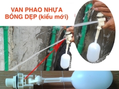 Van Phao Cơ Nhựa 21 Bóng Dẹp Mới, Chống Tràn Nước, Chịu Áp Lực Nước Cao, Đóng Ngắt Nước Tự Động
