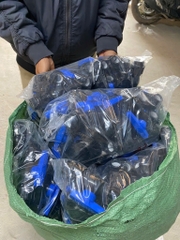 Van HDPE Tay Lệch Màu Xanh 20, Thân Đen, Lắp Ống HDPE 20, TQ