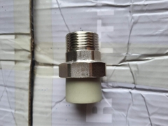 Rắc Co Ren Ngoài 34, Ống PPR 25, Màu Ghi, Chuyên Lắp Trực Tiếp Máy Bơm, Không Cần Lơ Thu 26/20
