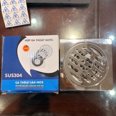 Thoat Sàn 12x12 Chất Liệu Inox 201, Chống Hôi Ống Tròn Inox