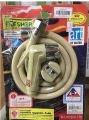 Bộ Xịt Vệ Sinh Nhựa Vỉ, Kiểu Thái Nhựa Màu Kem